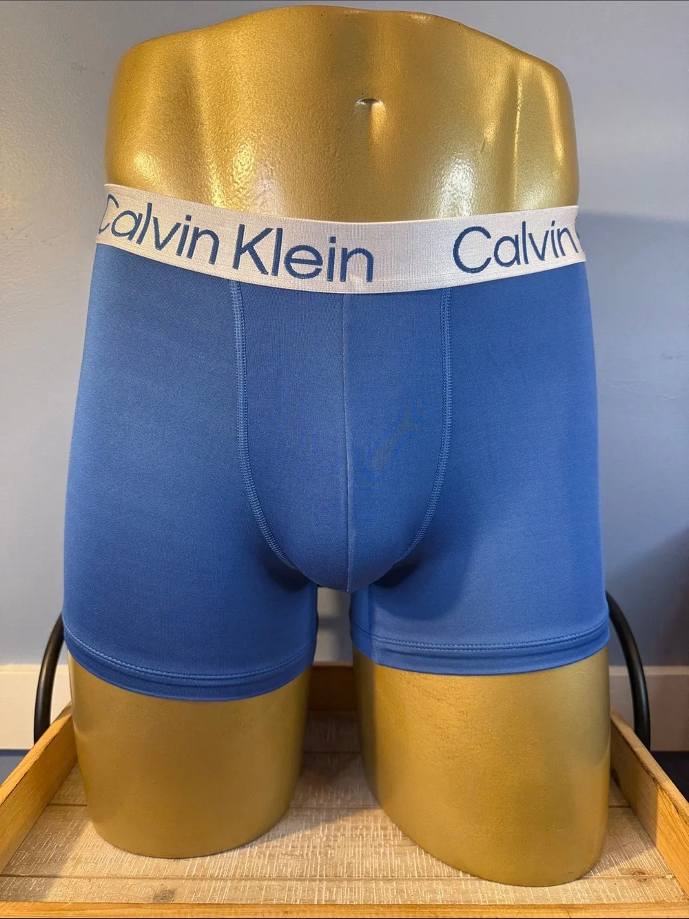 Calvin Klein True Blue Performance Boxer Briefs Large